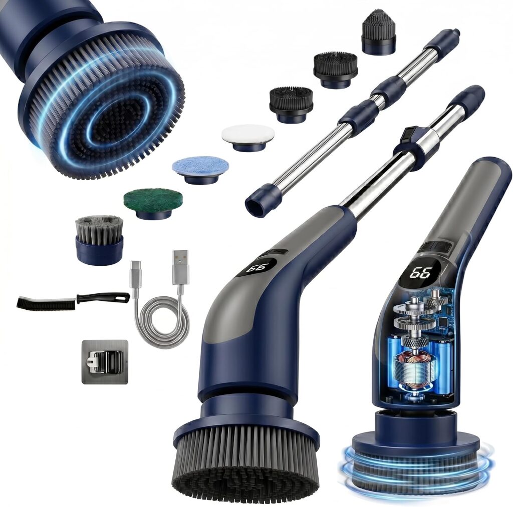LIVINGPRO Electric Spin Scrubber